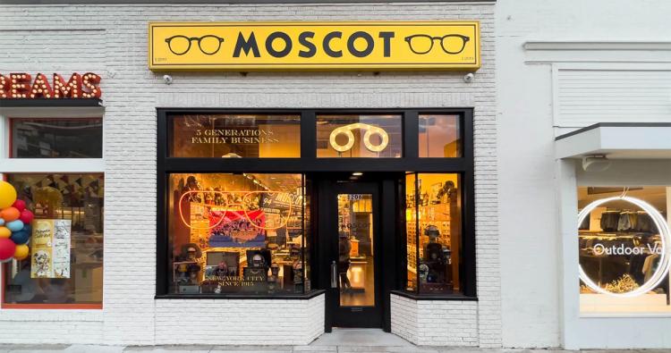 Moscot-Filiale in Austin, USA.