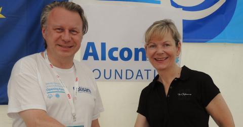 Stefan Schwarz, Optometrie Schwarz und Heike Hädrich, Alcon Pharma GmbH