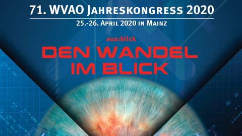 Motiv zum 71. jahreskongress der Wissenschaftliche Vereinigung für Augenoptik und Optometrie (WVAO)