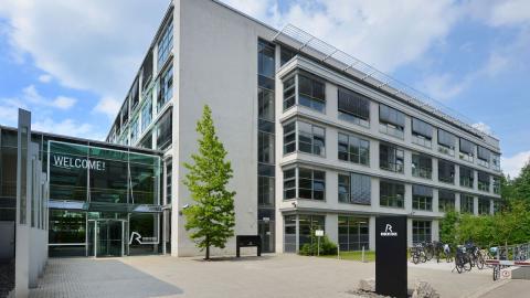 Aufsicht auf die Rodenstockzentrale in München