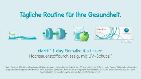 Kampagnenmotiv zur "clarity 1 day"-Aktion