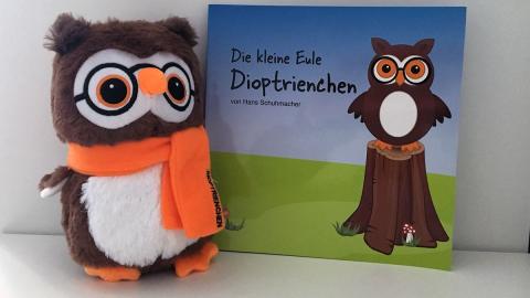 Kinderbuch mit Eule Dioptrienchen